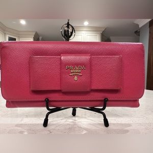 Prada Milano Safiano Leather Wallet